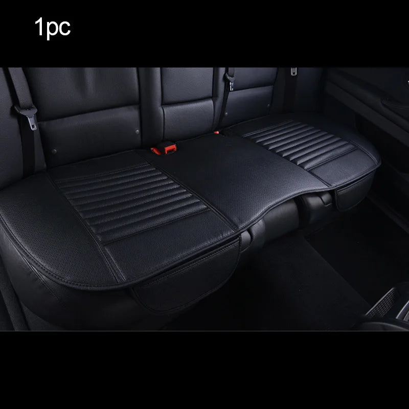 SEAMETAL Four Season Car Seat Cover PU Leather Seat Cushion Universal Breathable Seats Cover Protector Pad Interior Accessories