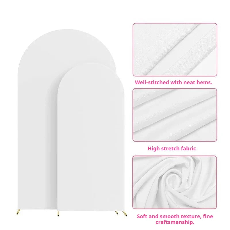 Housse extensible en polyester pour arche de fond, armature non incluse