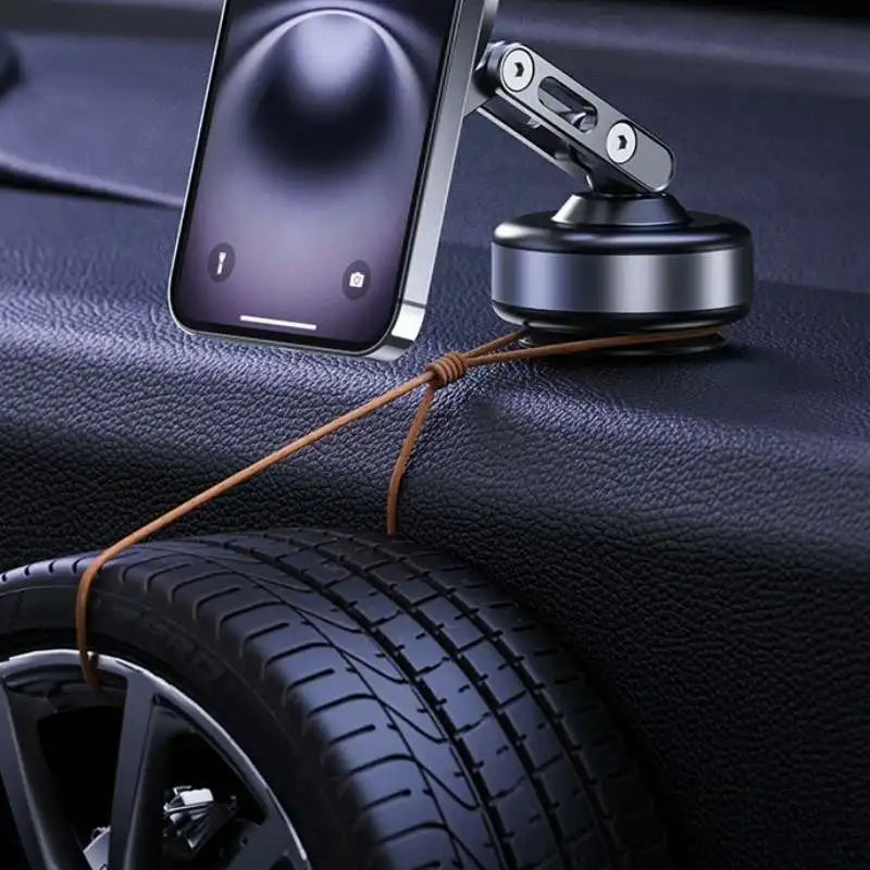 New X93 Magnetic Car Phone Holder 360 degree Rotation Vacuum Adsorption Strong Suction Holder for Mobile Phone Car Bracket