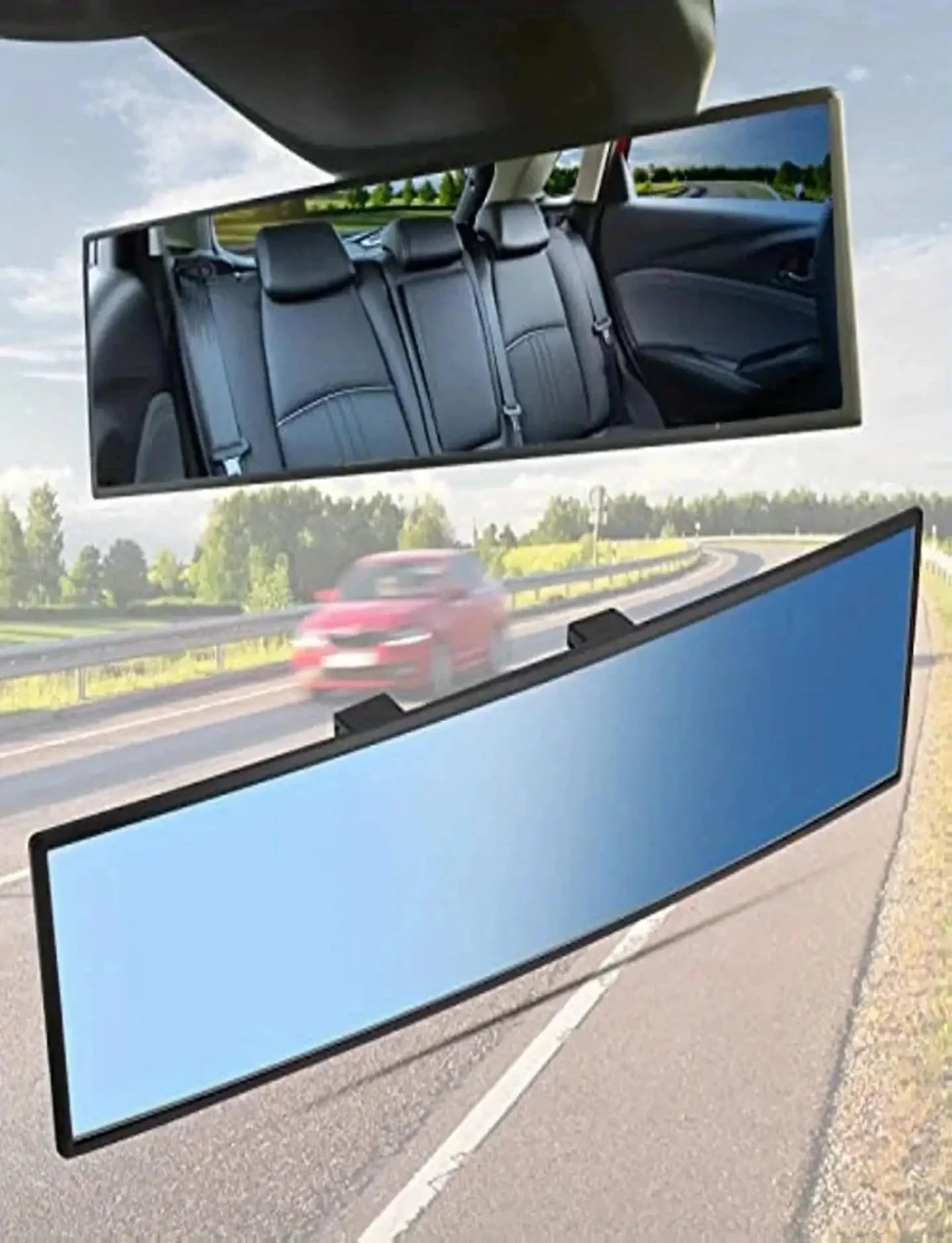 Car Baby Mirror – Wide Angle Anti-Glare Safety Mirror
