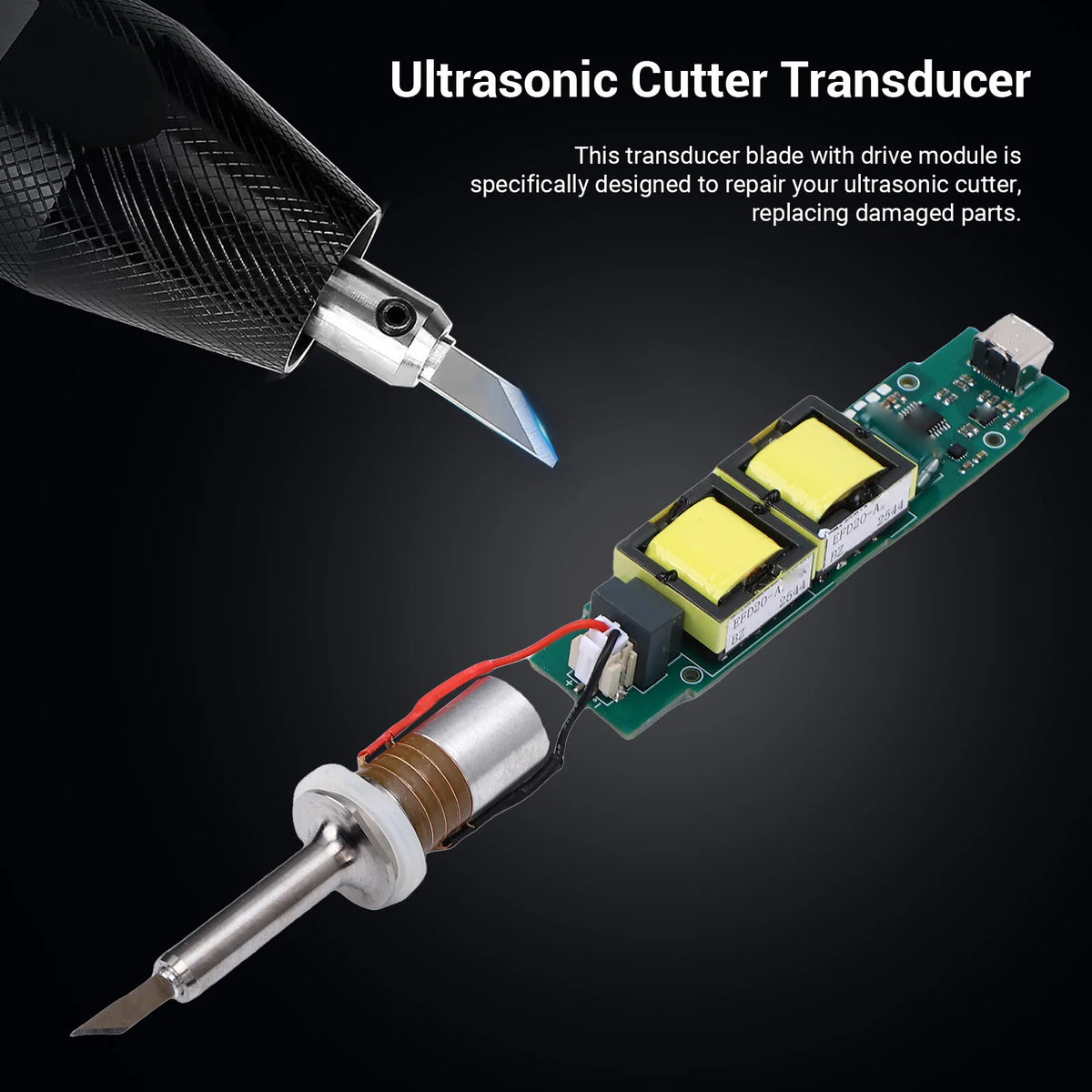 40kHz ultralydskutter komponentkit