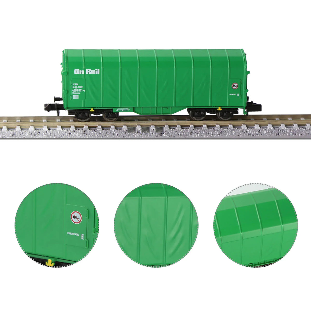 N-típusú fedett tekercs wagon C15062, 1:160