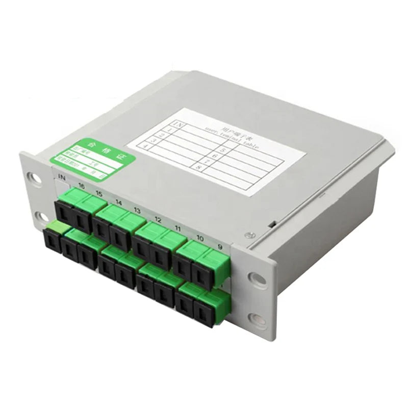 FTTH PLC Fibre Splitter - SC UPC or APC Options