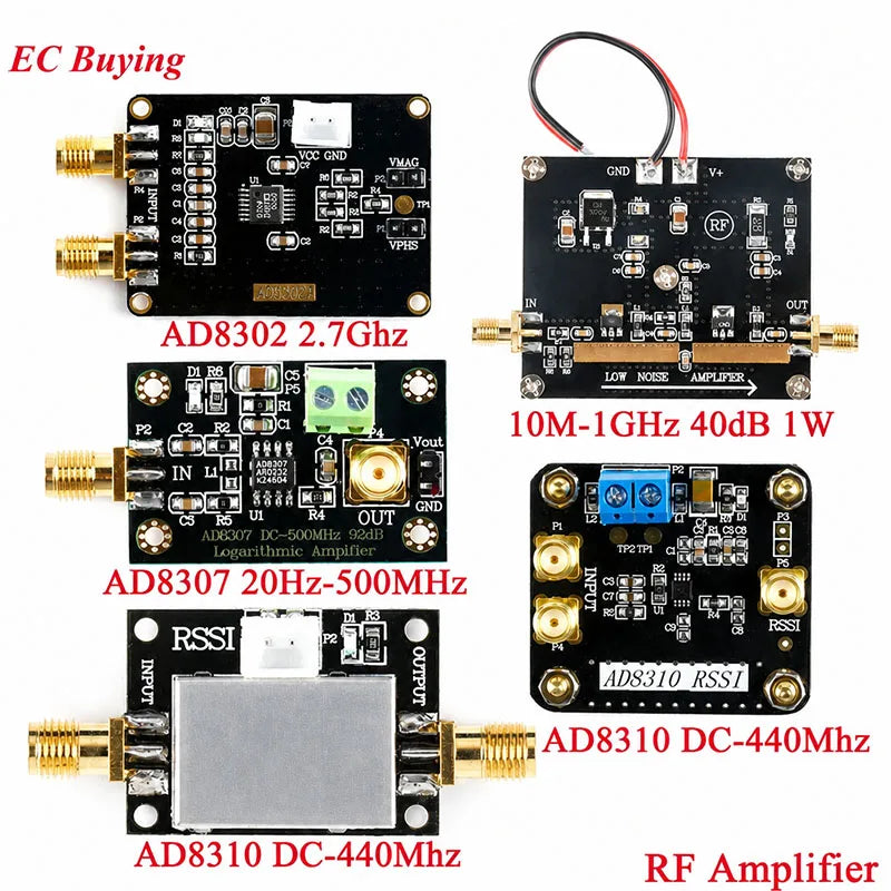 Modulo rilevatore RF e amplificatore opzioni