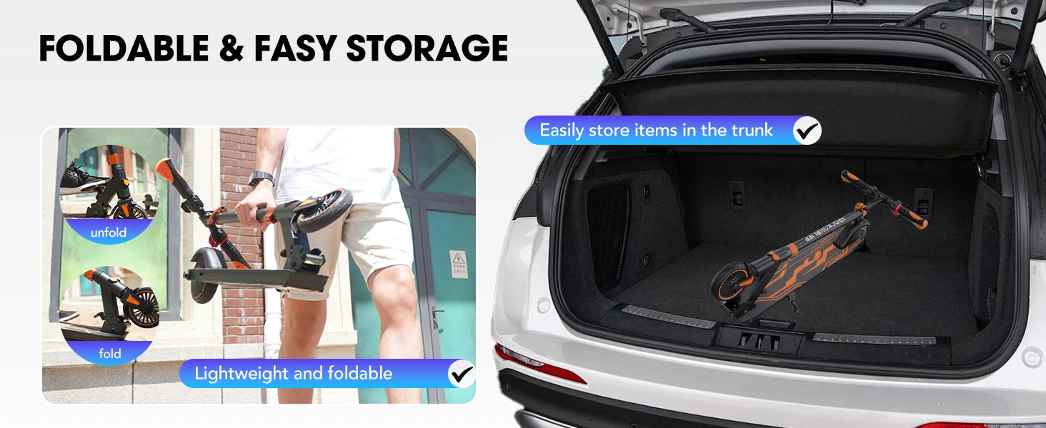 Dětská elektrická koloběžka RCB R15 s nastavitelnou výškou