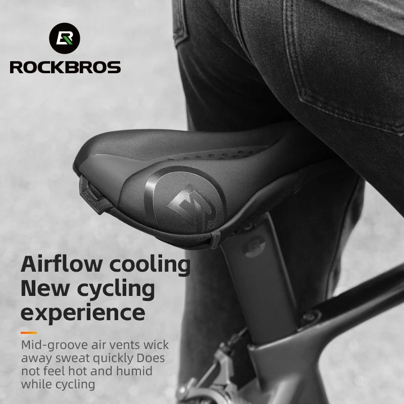 Bicycle Saddle Cover Memory Foam Gel Seat Cushion