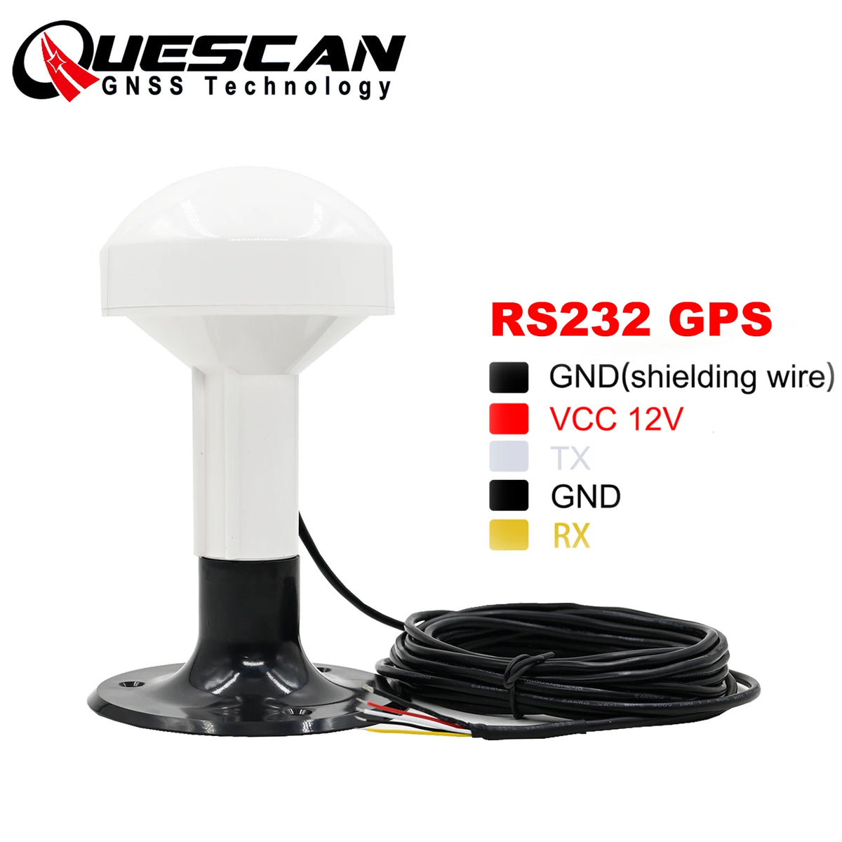GPS Receiver Antenna RS232 NMEA0183 12V/24V Marine