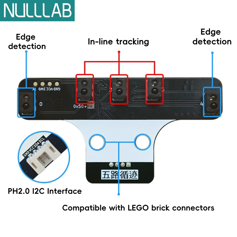 Five-Channel Line-Tracking Sensor Module