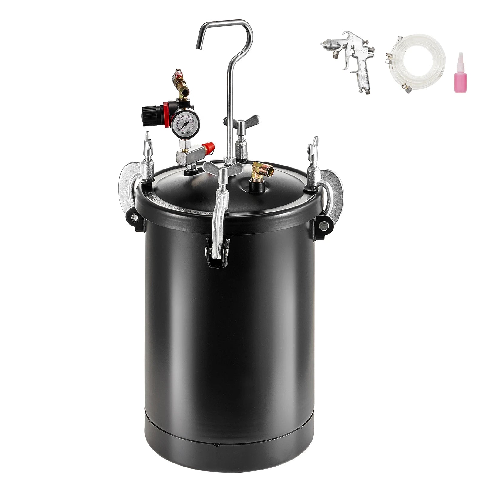 15L Tabancalı ve Ayarlanabilir 60 PSI Basınçlı Sprey Boya Tankı