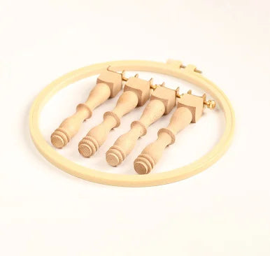 Stand in legno per cerchio ricamo e accessori