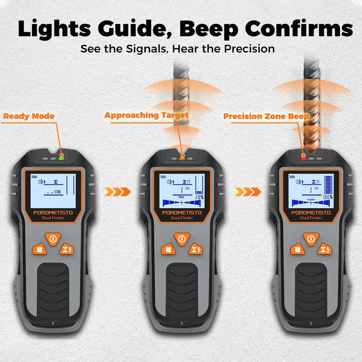 DSF01 Wall Scanner - Stud, Metal and AC Detection