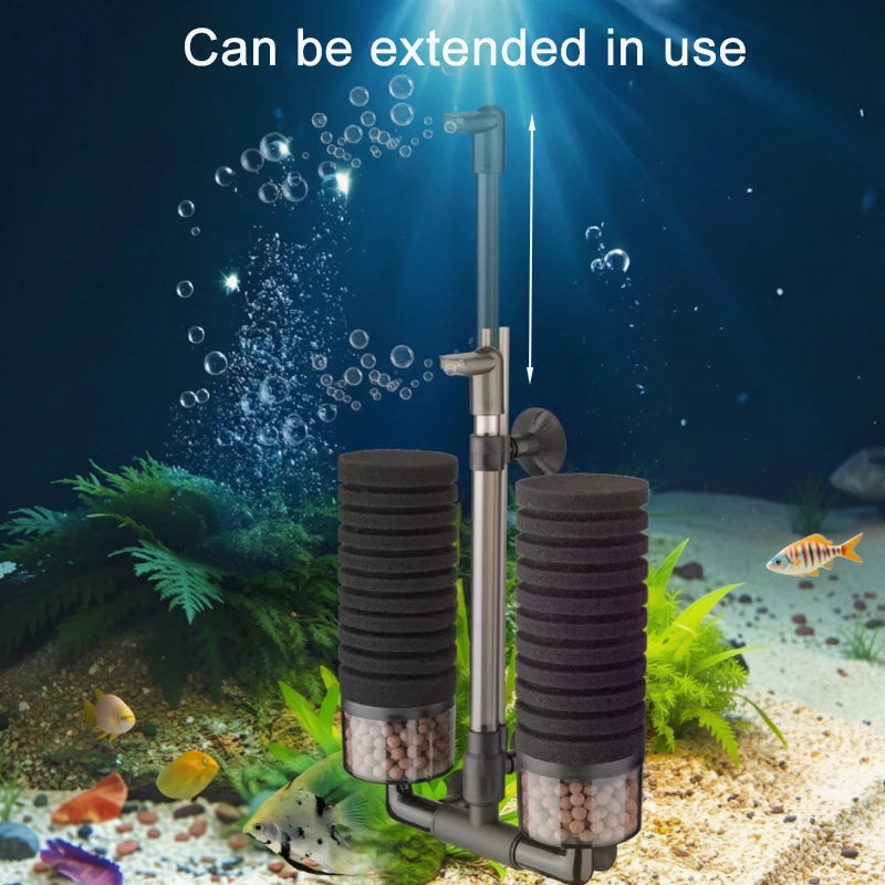 Dual-Sponge Aquarium Filter, Unit/Media Options