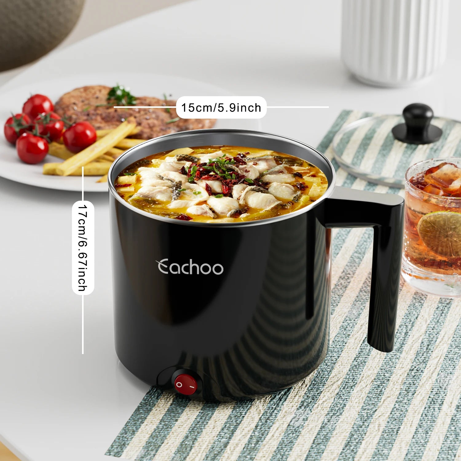 1.5L Electric Hot Pot Saucepan