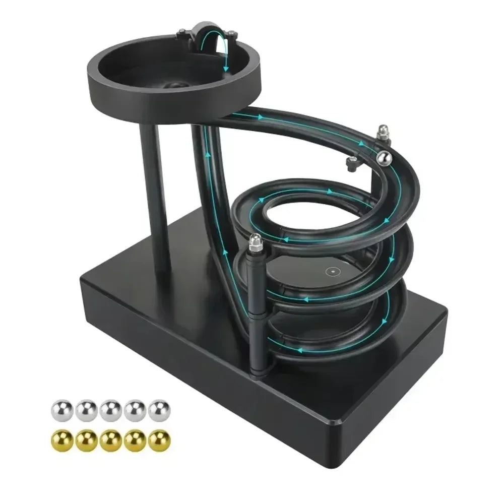 Elektromagnetisk Marble Loop Skrivbordsskärm