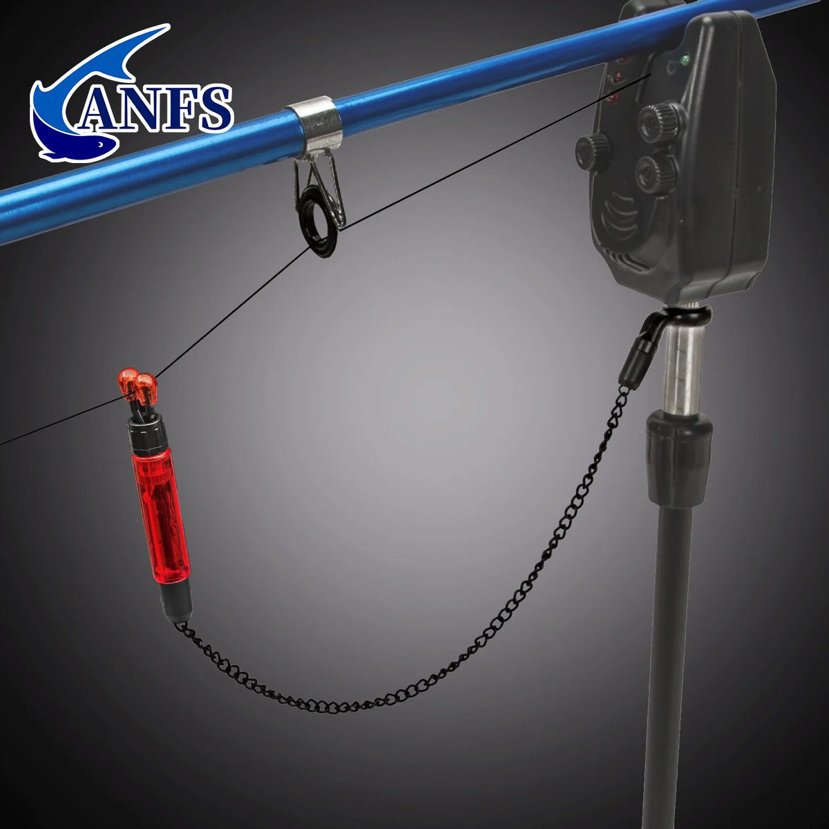 Four-Piece Carp Fishing Bite Indicator Set with Case