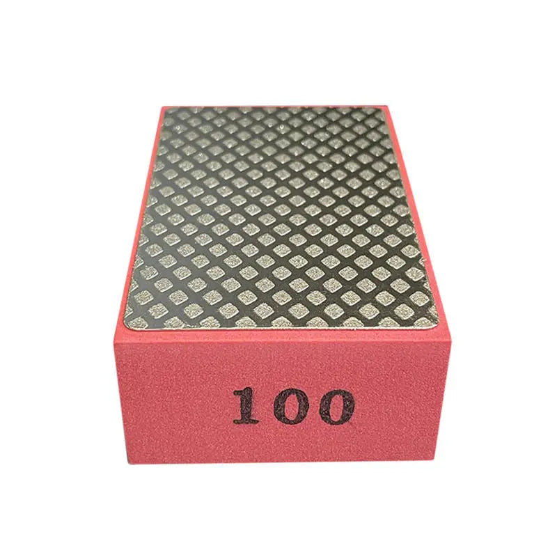 Discos de polimento manual de diamante 60/100/200/400# Bloco de abrasivo para azulejos vidro Polimento Areia Padrão Disco de polimento Abrasivo para pedra