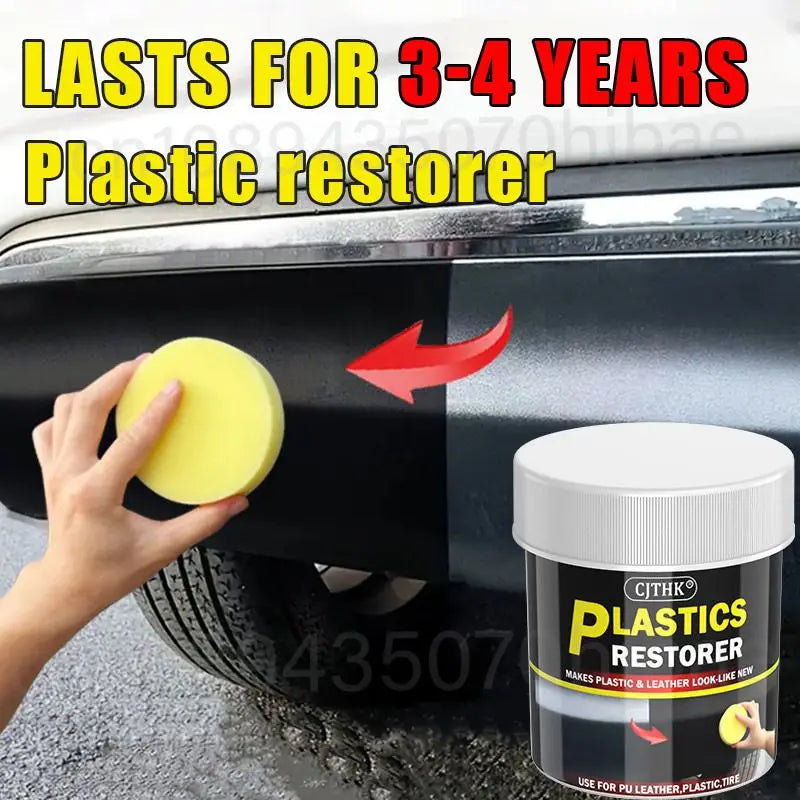 150g Auto Plastika Restorer Povratak U Crno Sjaj Auto Čišćenje Proizvodi Plastika Koža Obnova Autopoliranje Popravak Premaz Renovator