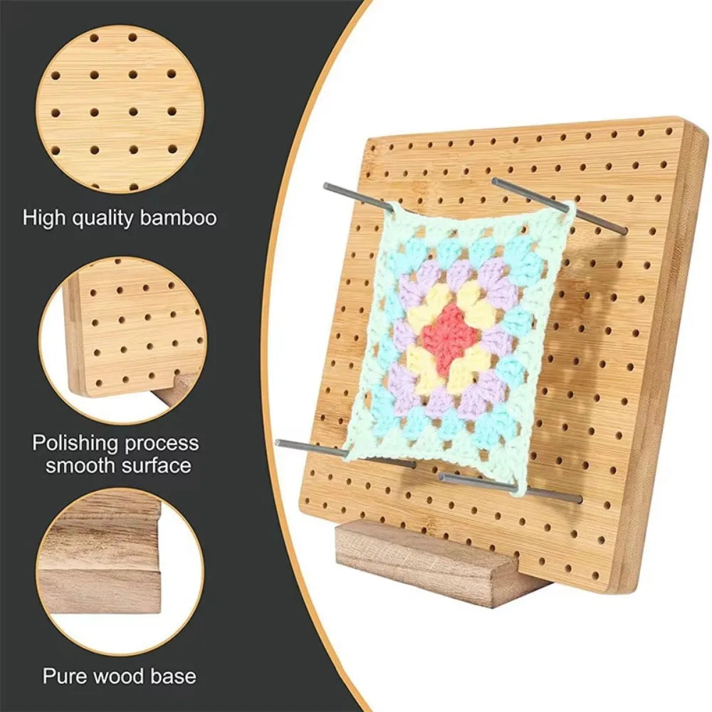 Wooden Crochet Blocking Board — Size Options