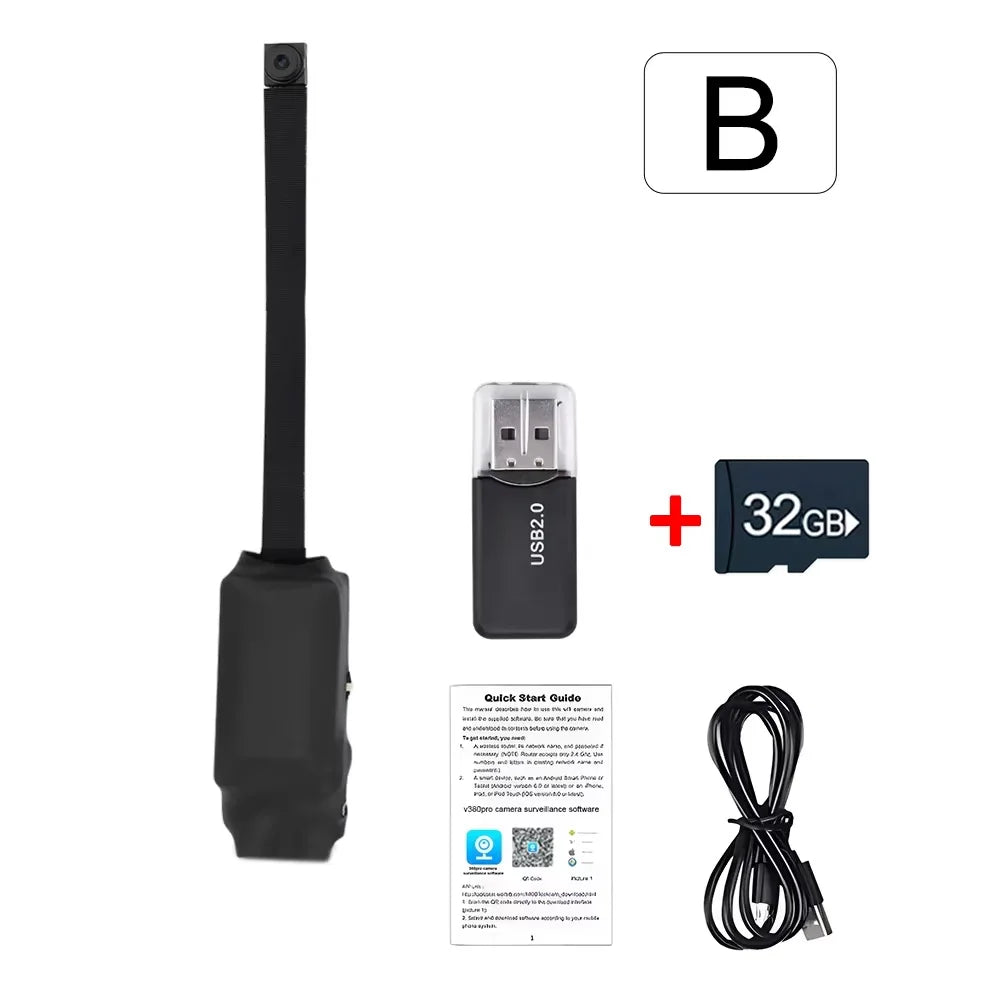 1080P WiFi Mini Camera with Remote Viewing & Motion Detection