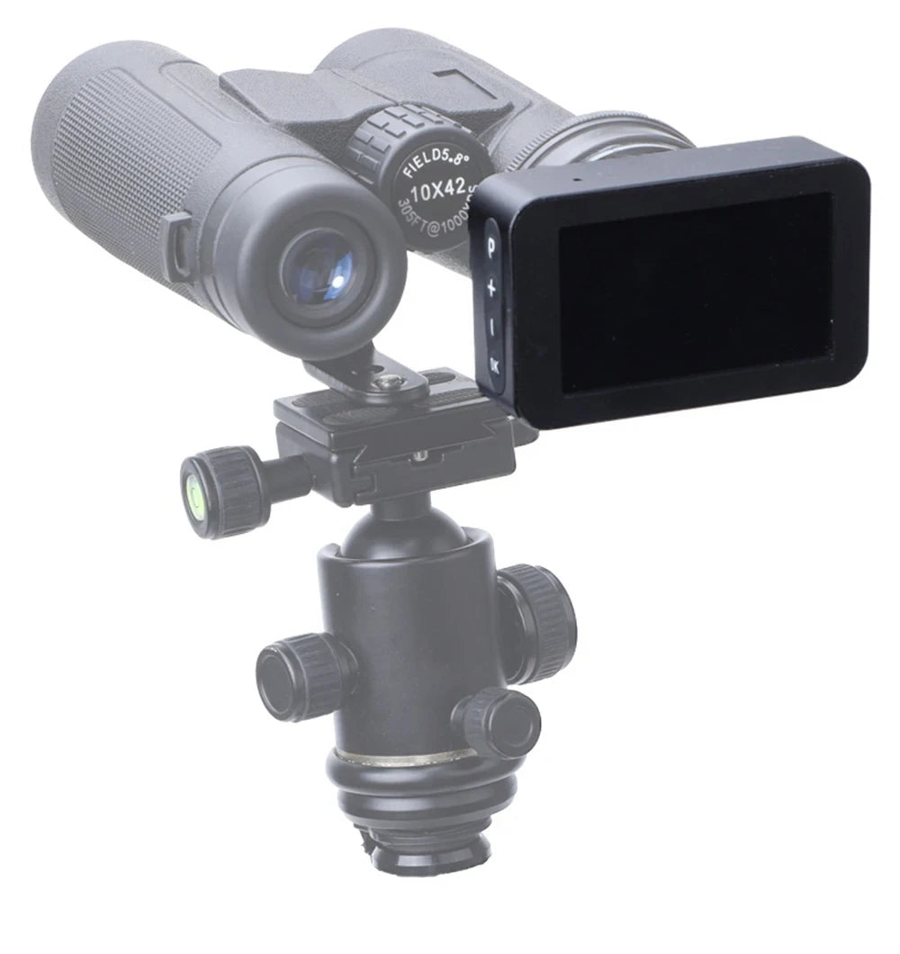 Oculaire de télescope 4K Caméra pour l’astronomie Écran couleur 3 pouces Oculaire électronique Astrophotographie Planétaire et Observation des oiseaux