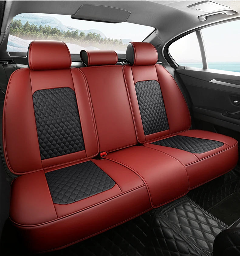 Універсальні чохли на автокрісла – комплект повного покриття з нубукової шкіри Nappa