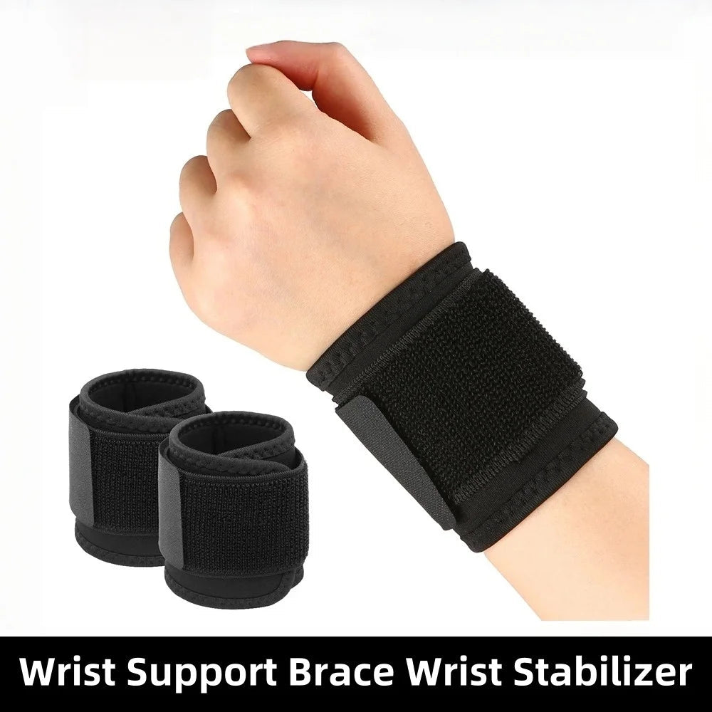 Wrist Support Brace Wrist Stabilizer Adjustable Wrist Bandages Protector Left/Right Hand Wrist Wraps Fitness Office Pain Relief