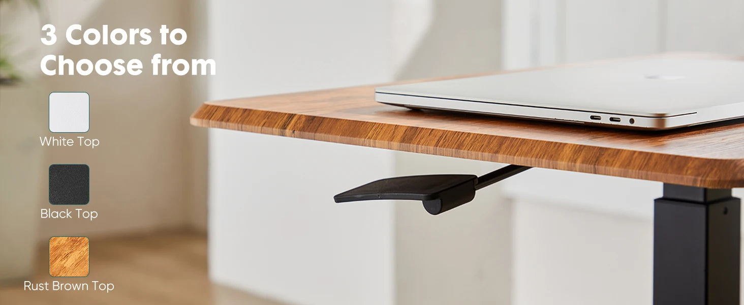 Adjustable Mobile Standing Desk with Wheels for Laptop Work