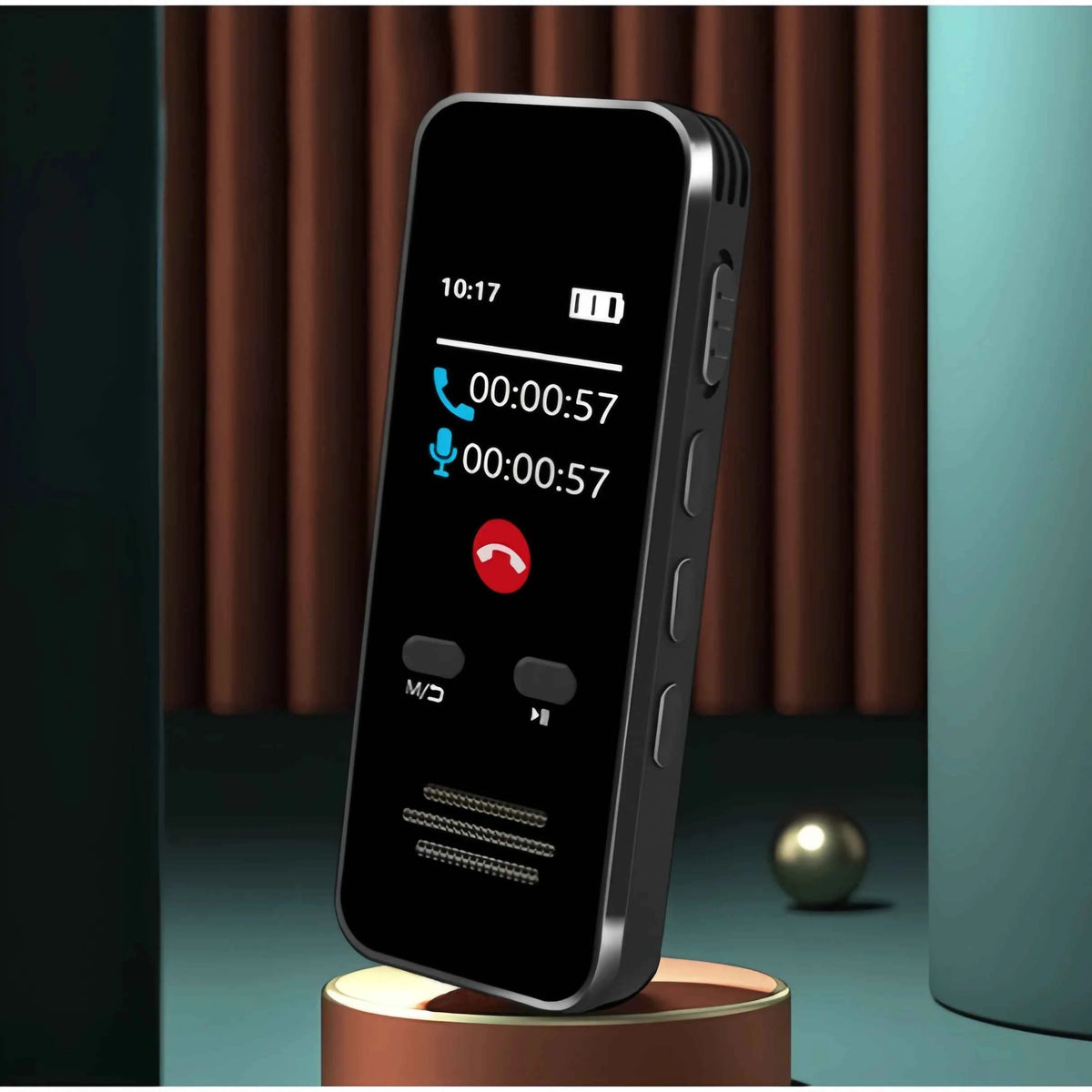 64GB Digital Voice Recorder with Password Protection, Voice Control, LCD