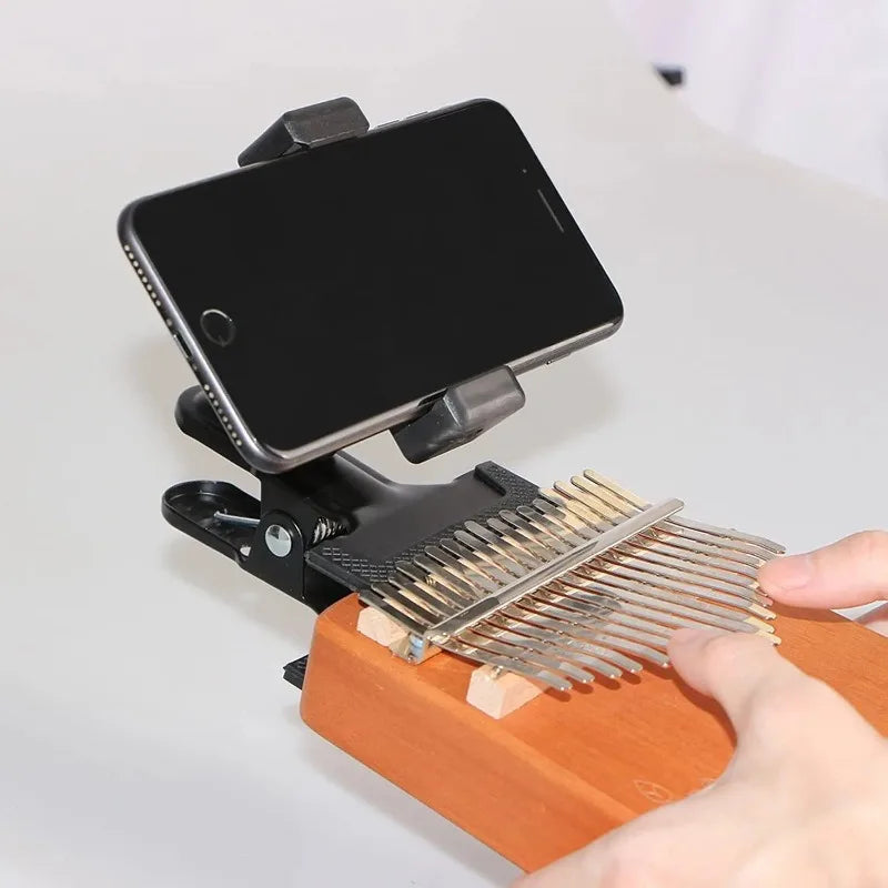 Guitar Headstock Phone Holder for Lyrics and Scores