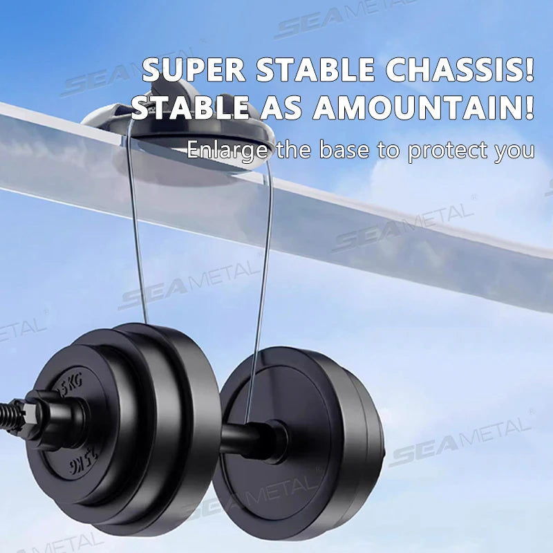 SEAMETAL Head-Up Dashboard Phone Holder for Car Anti-Slip Rubber Stable Phone Mount 360-Degree Rotation Navigation Holder Stand