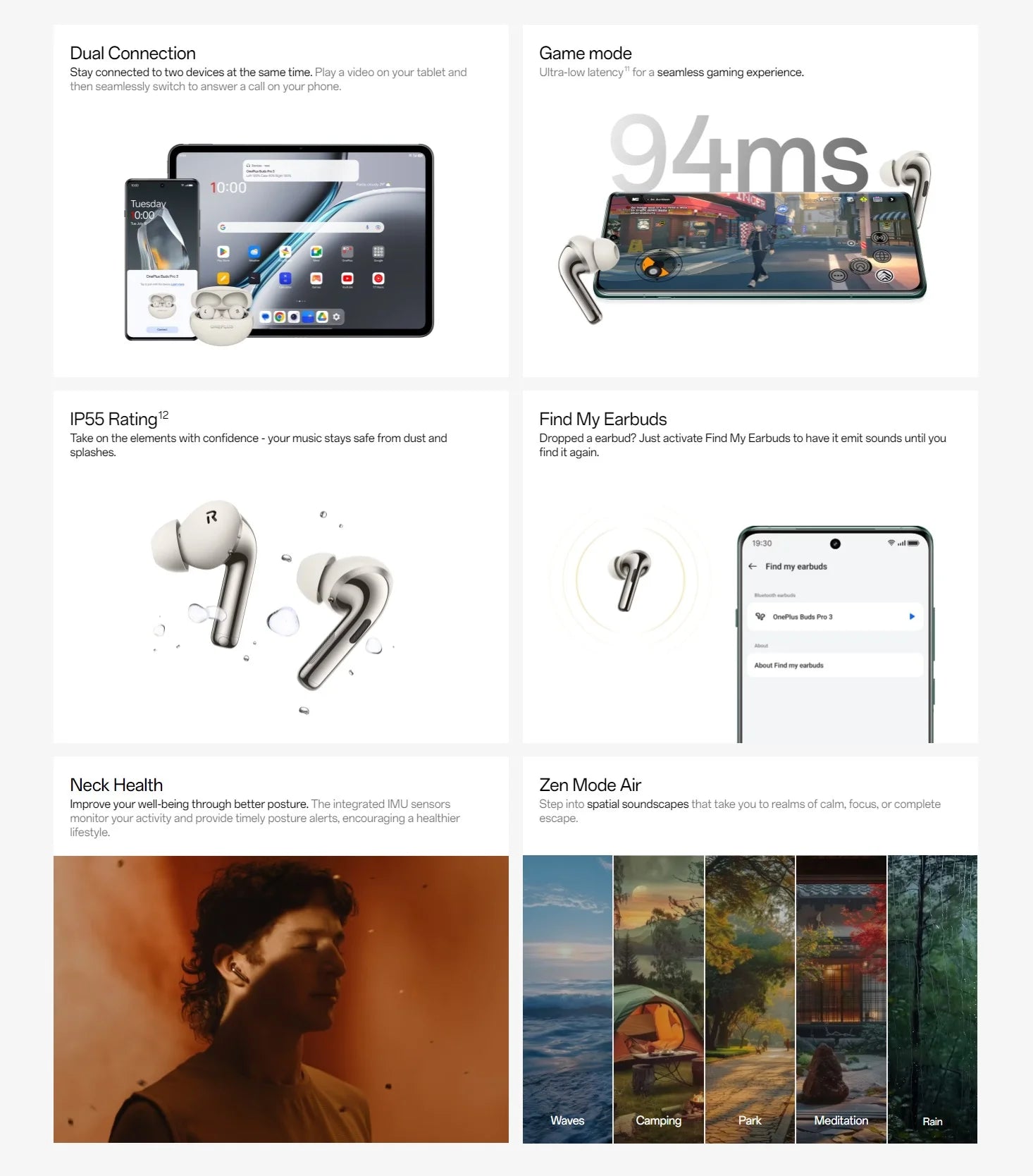 OnePlus Buds Pro 3 Bezdrôtové slúchadlá s potlačením hluku