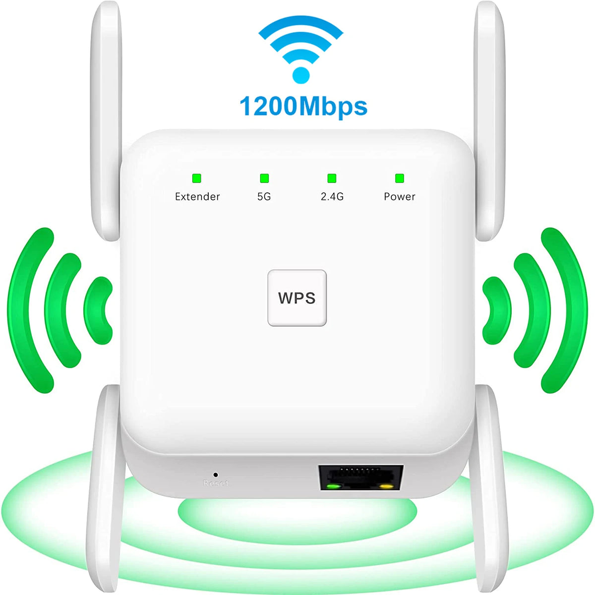 AC1200 Dual-Band Wi-Fi Range Extender - US Plug