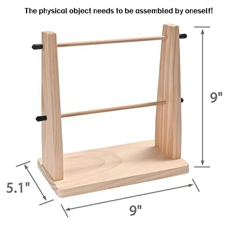 Double Yarn Holder Stand for Knitting and Crochet