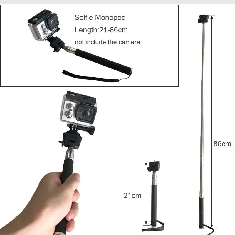 14-Piece Action Camera Mount Accessory Kit