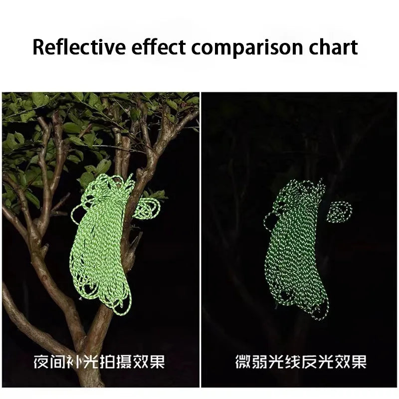 Reflective 7-Strand 4mm 550 Paracord Rope