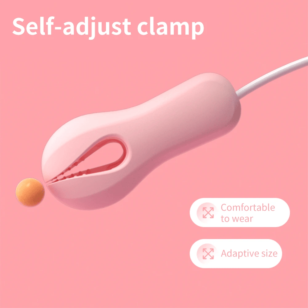 10 Modes Electric Nipple Clamp Breast Massage Vibrator Enhancer Bondage Adult Stimulator Sex Toys For Women Couples Female