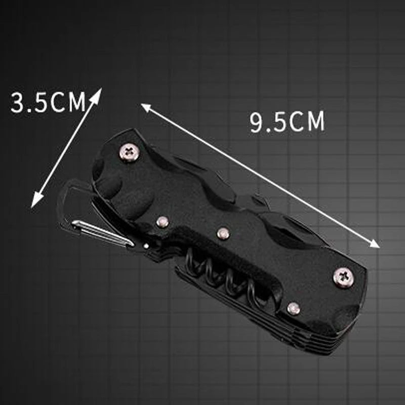 Multifunctional Folding Swiss Army Portable Stainless Steel Pocket Knife Outdoor Camping Emergency CombinationTool Survival Gear