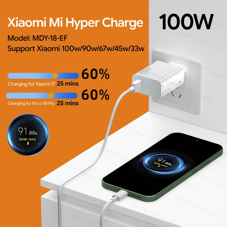 USB Charger and USB-C Cable Options for Xiaomi Phones