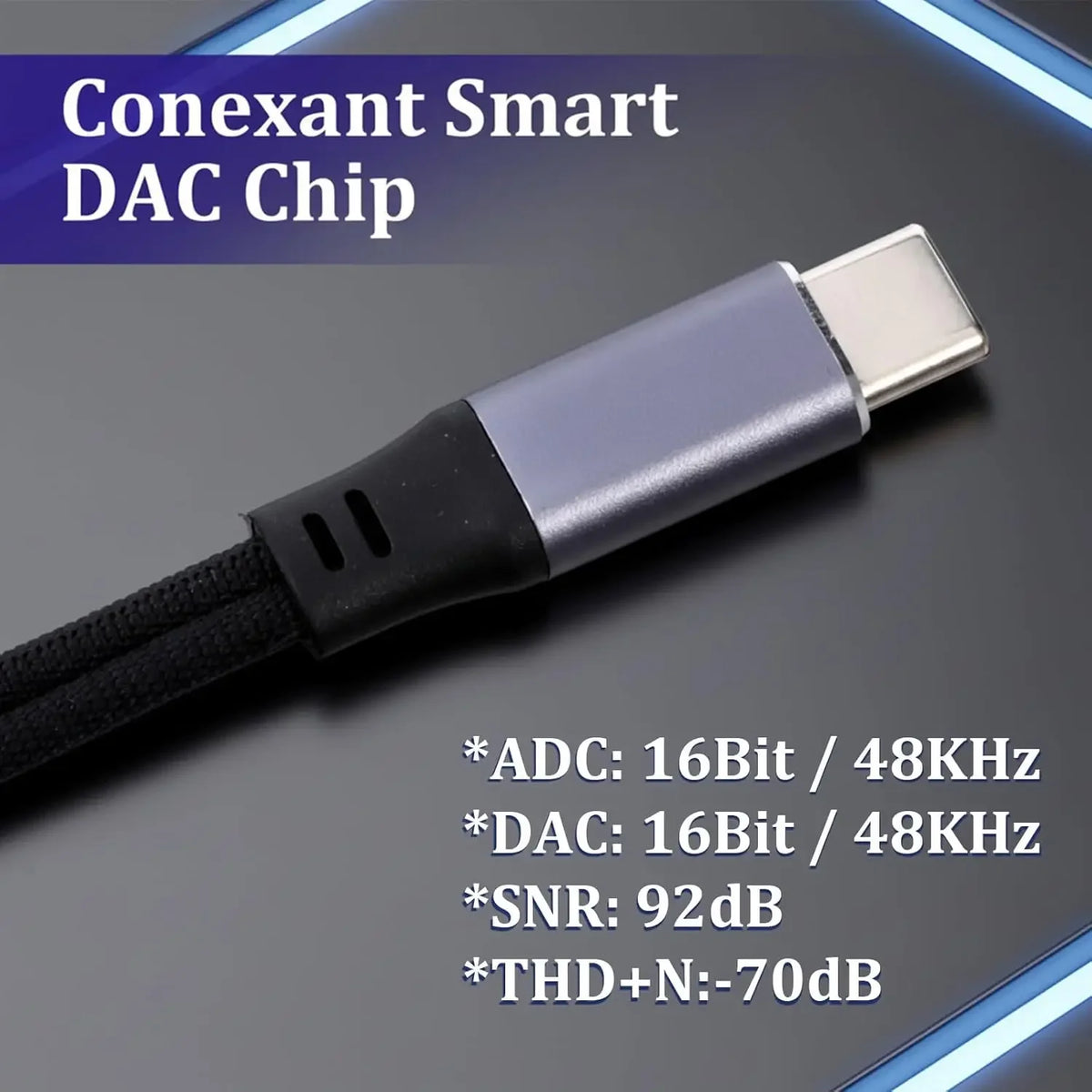 USB-C Audio and Charging Adapter with 3.5 mm Jack