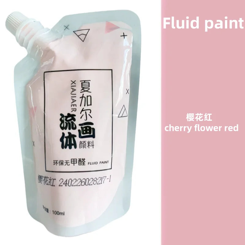 100ml višebojna tekuća akrilna boja u vrećici