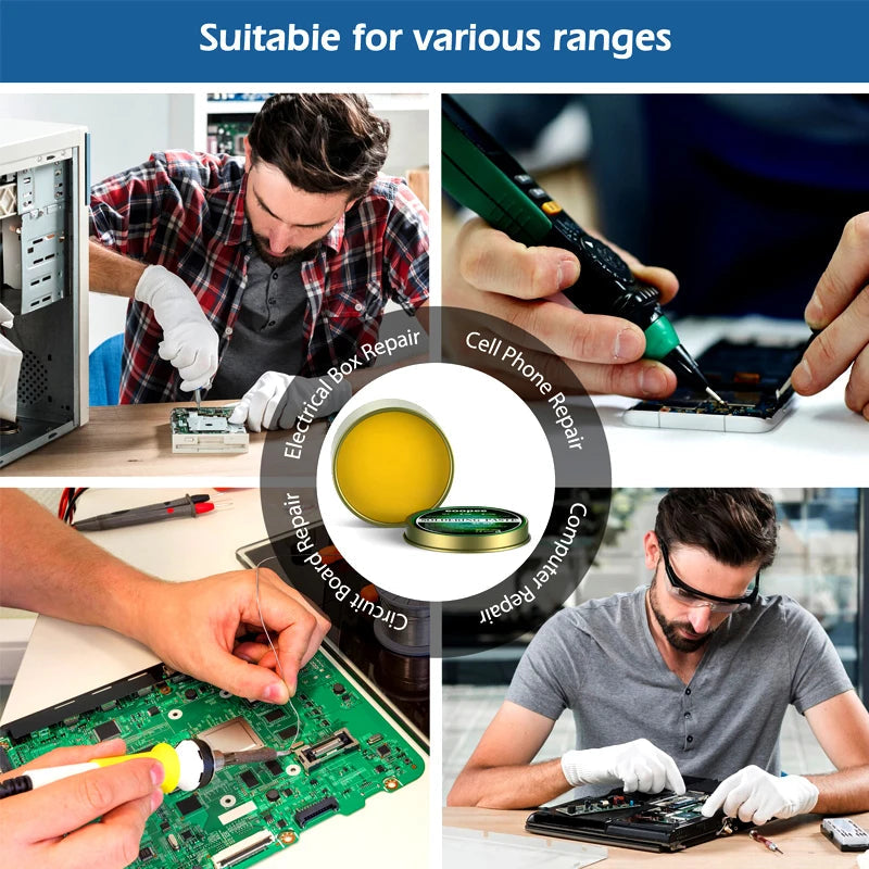 Solder Paste Flux 100g/500g/30g Rosin Paste Soldering Flux for Soldering Electronic Circuit Board Repair Soldering Paste Liquid