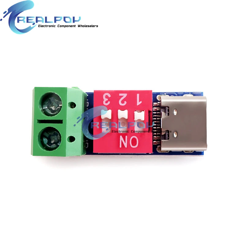 USB-C PD Trigger Module, Selectable 5–20 V
