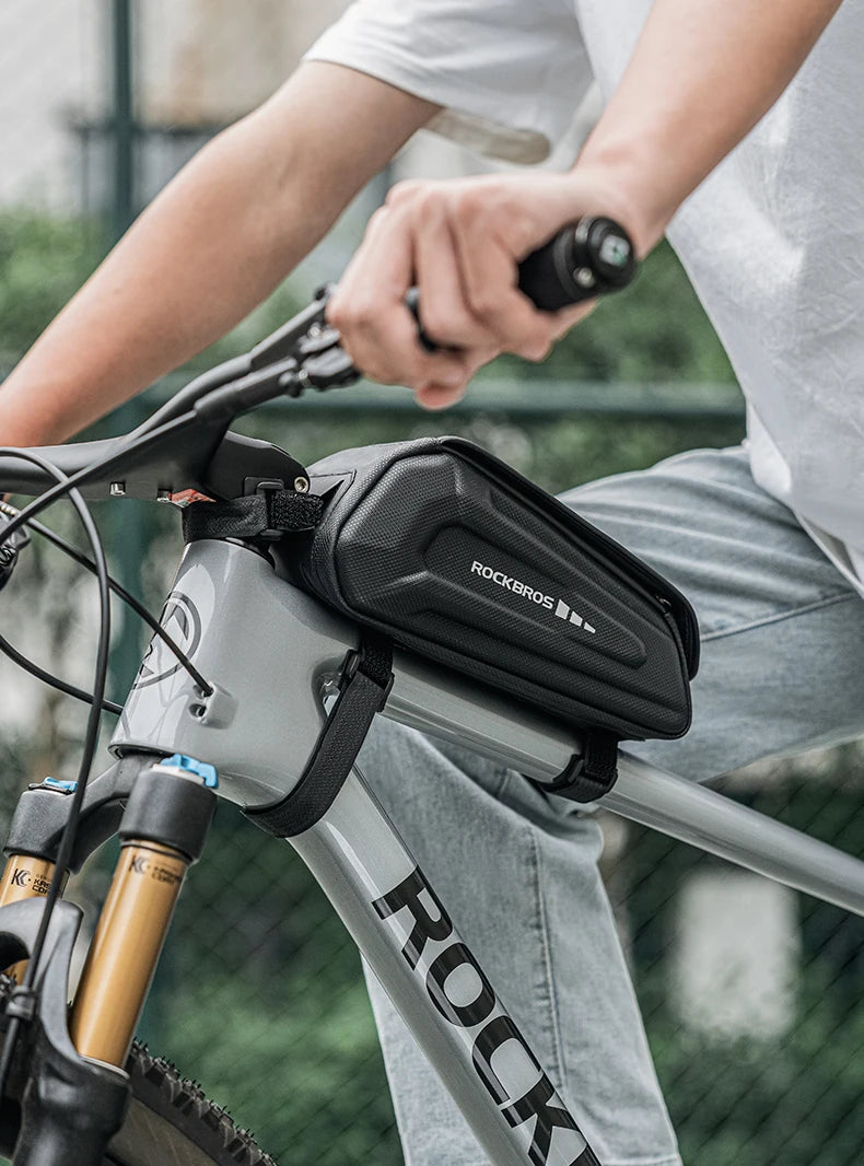 1.7L Waterproof Bike Frame Bag with Touchscreen
