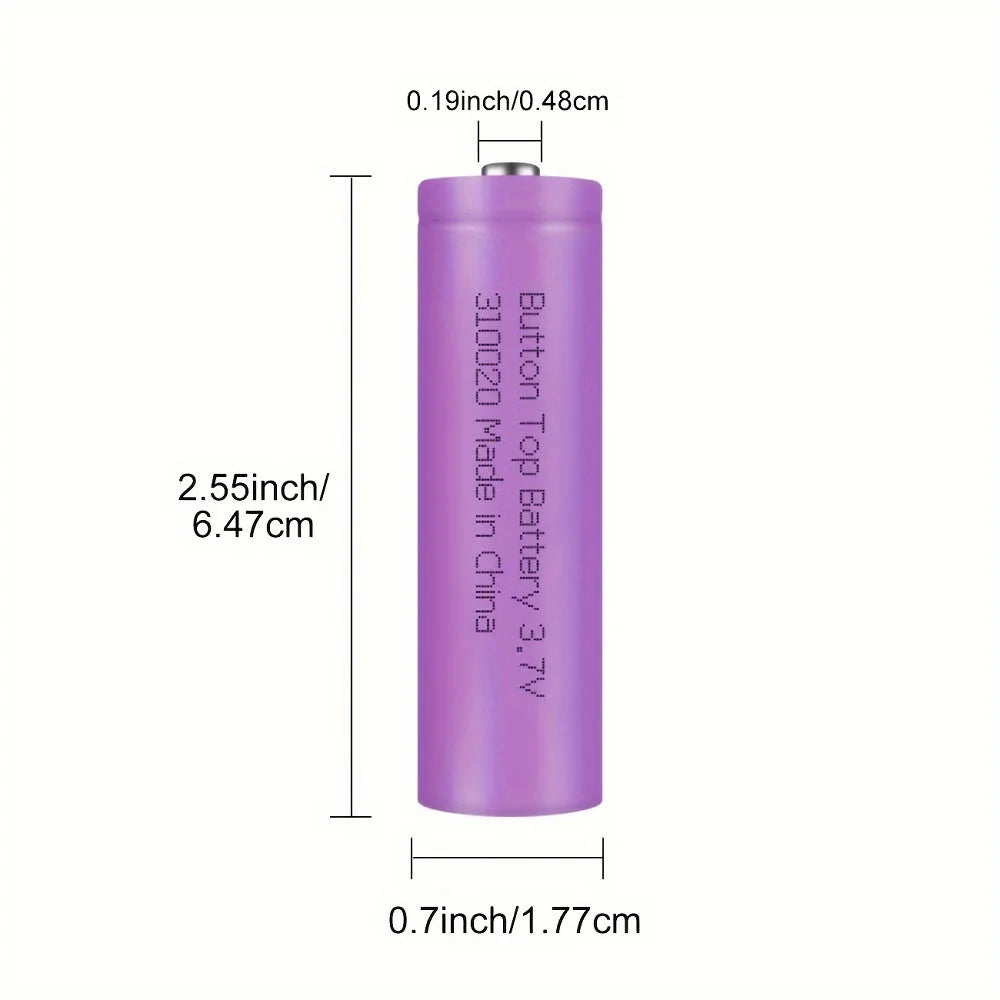 8 balenie 3,7V 2000mAh nabíjateľných lítium-iónových batérií pre zariadenia