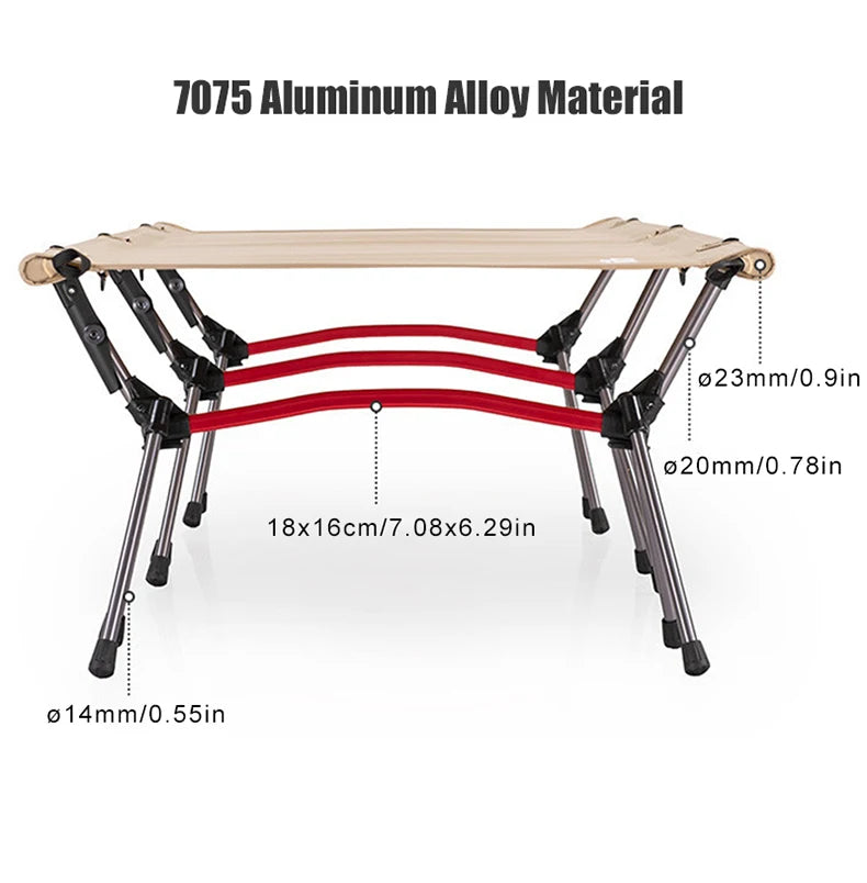 Ultralight Camping Cot Folding Bed for Hiking and Travel