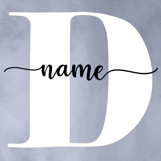 Personalisierte Initial-Baby-Bodysuit – Namensoptionen