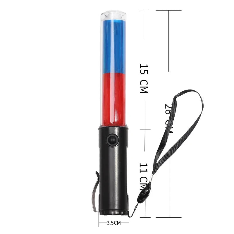 26cm LED Traffic Light Baton with 3 Flashing Modes
