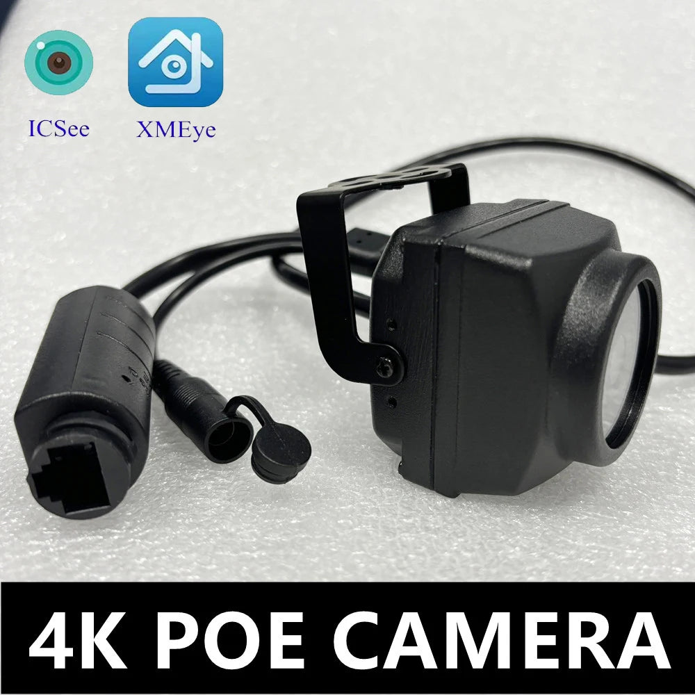 4K Mini Waterproof POE IP Camera with Night Vision