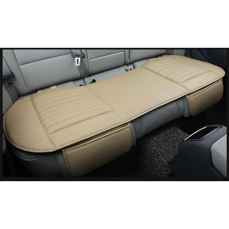Car Seat Covers Protectors,Luxury PU Leather Breathable Car Interior Seat Cushion Pad Mat for Sedan SUV Truck Jeep Mini Van