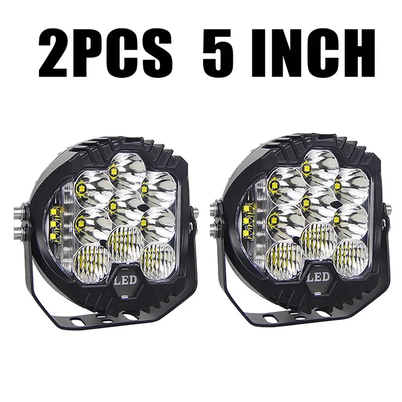 7 Inch LED Combo Driving Lamp for Off-Road Vehicles